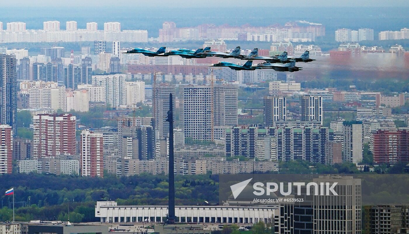 Russia Victory Day Parade Air Segment
