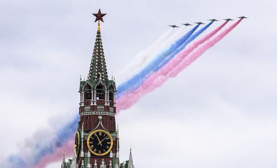 Russia Victory Day Parade Air Segment