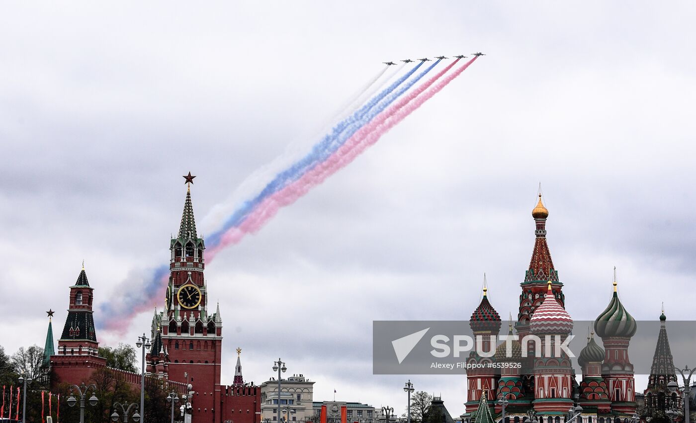 Russia Victory Day Parade Air Segment
