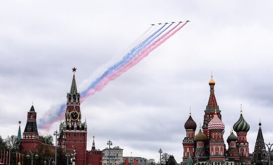 Russia Victory Day Parade Air Segment