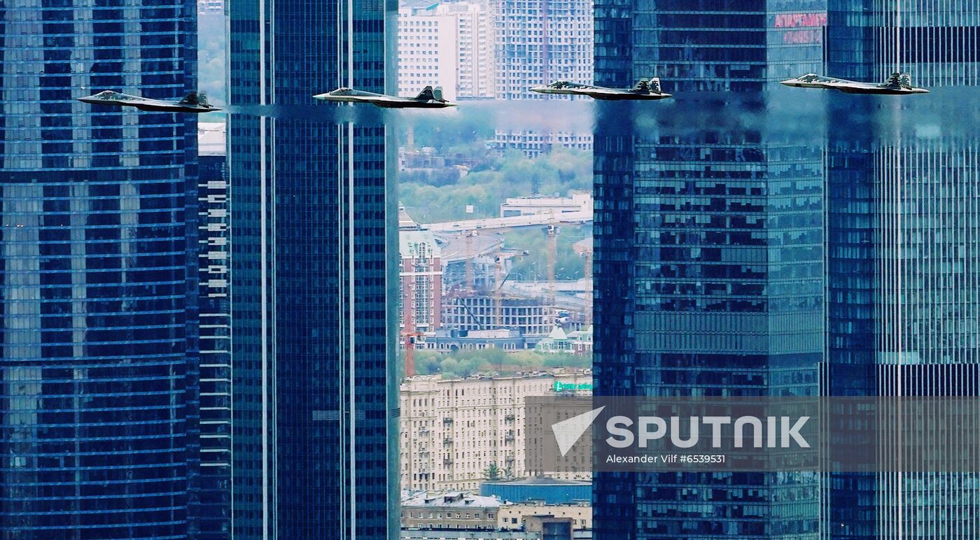 Russia Victory Day Parade Air Segment