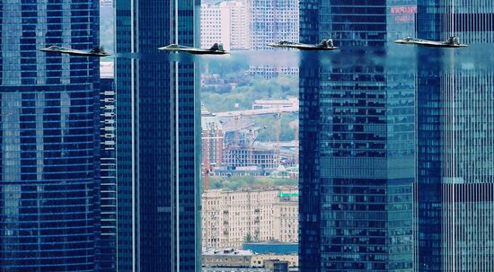 Russia Victory Day Parade Air Segment