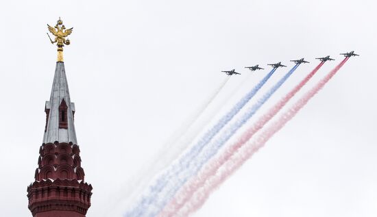 Russia Victory Day Parade Air Segment