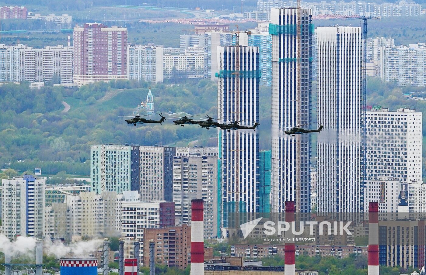 Russia Victory Day Parade Air Segment