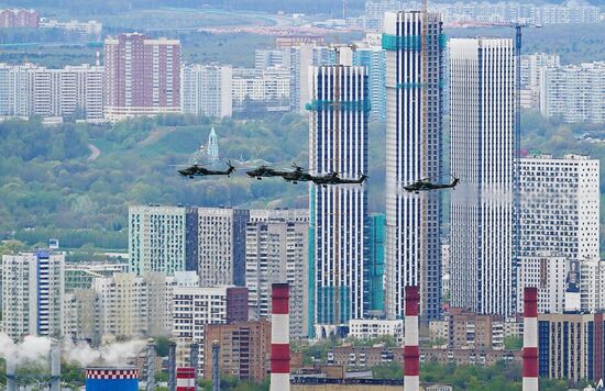 Russia Victory Day Parade Air Segment
