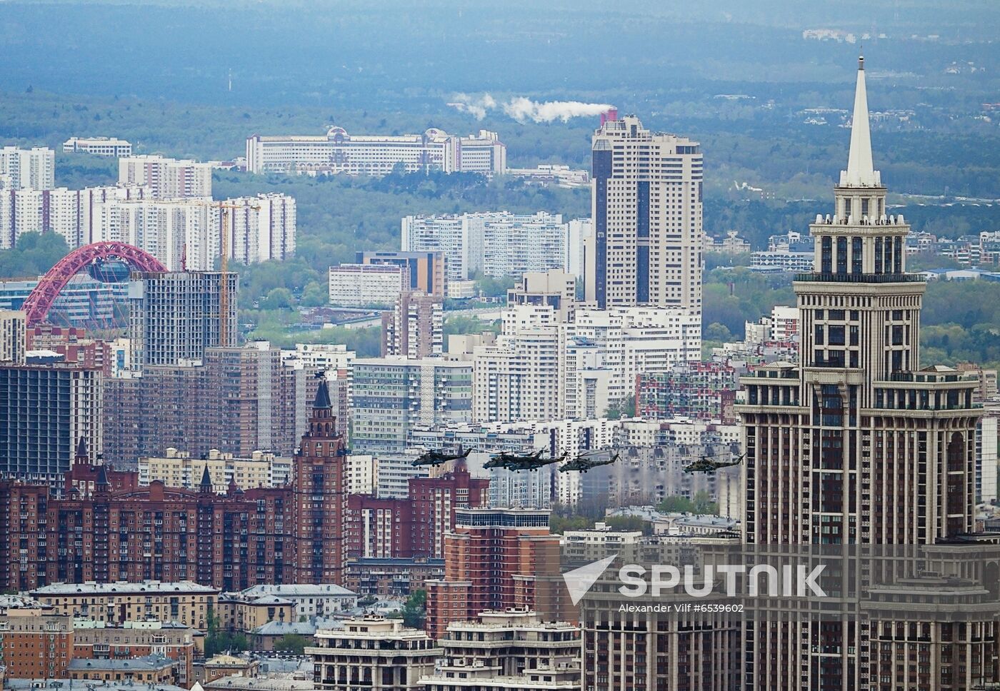 Russia Victory Day Parade Air Segment