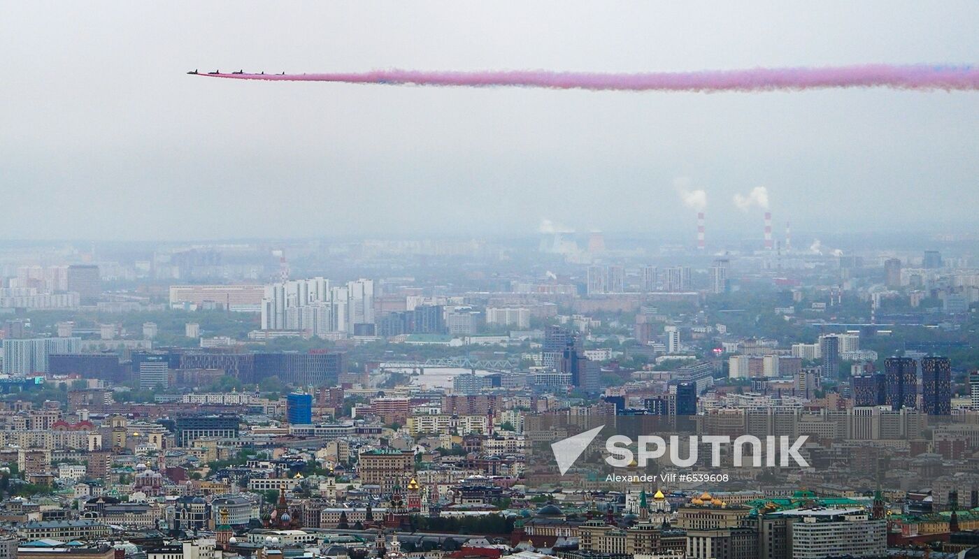 Russia Victory Day Parade Air Segment