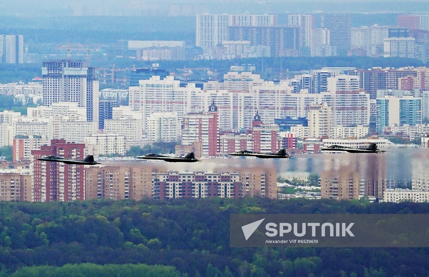 Russia Victory Day Parade Air Segment