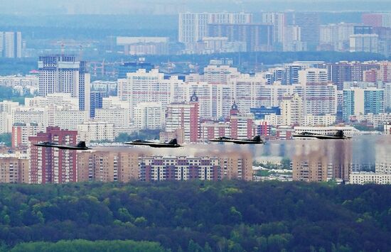 Russia Victory Day Parade Air Segment