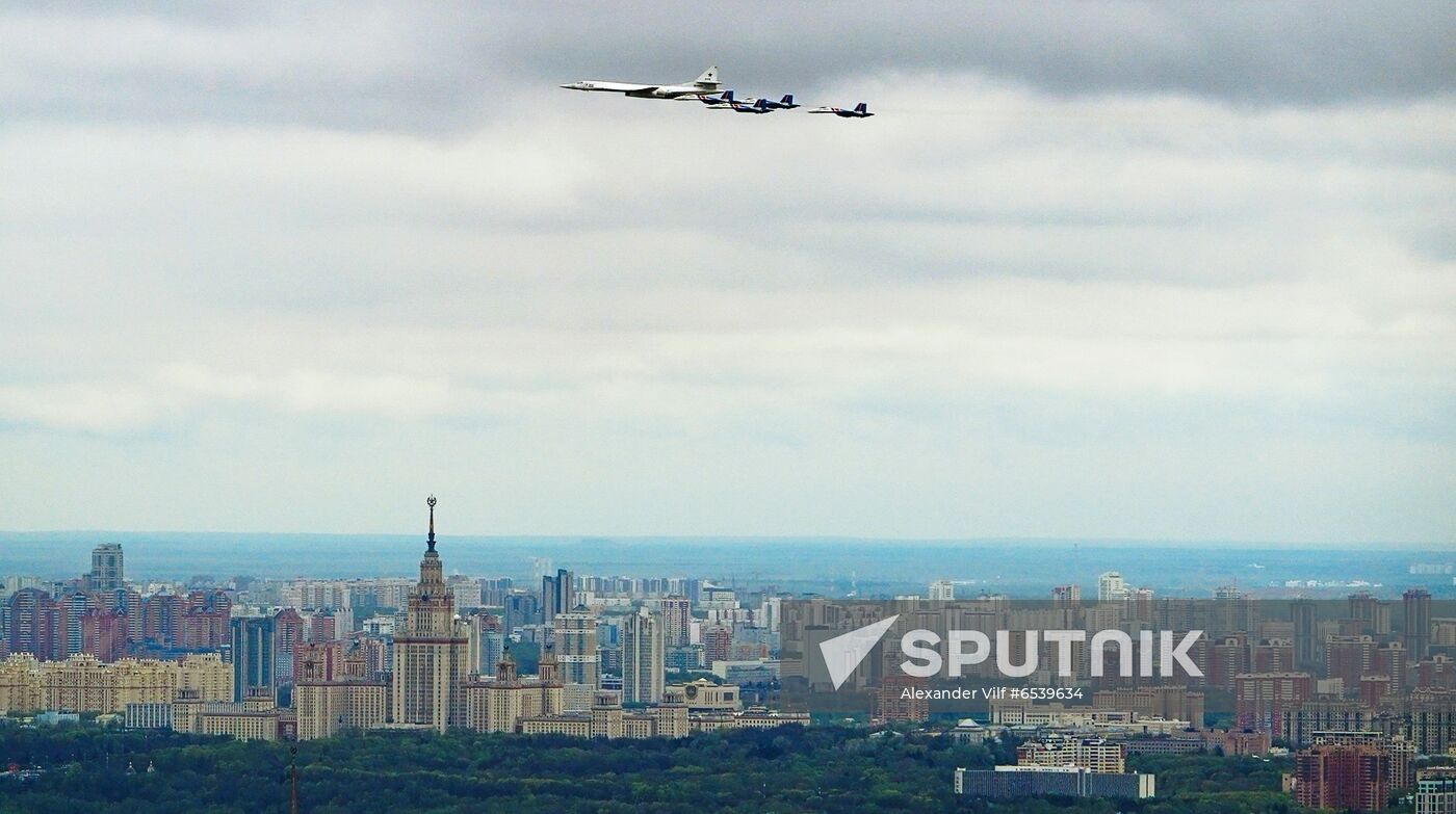 Russia Victory Day Parade Air Segment