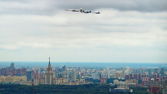 Russia Victory Day Parade Air Segment