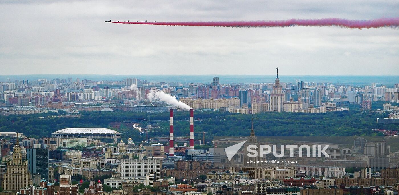 Russia Victory Day Parade Air Segment