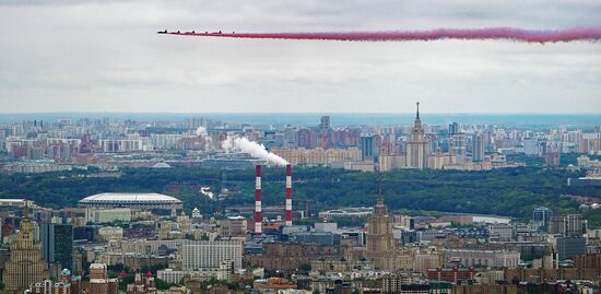 Russia Victory Day Parade Air Segment