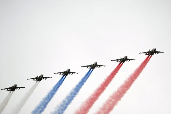 Russia Victory Day Parade Air Segment