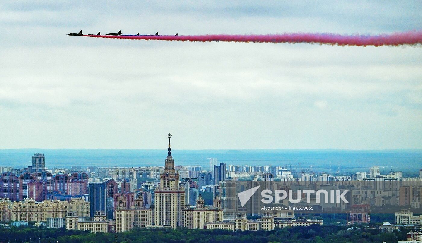 Russia Victory Day Parade Air Segment