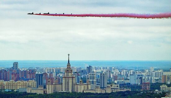 Russia Victory Day Parade Air Segment