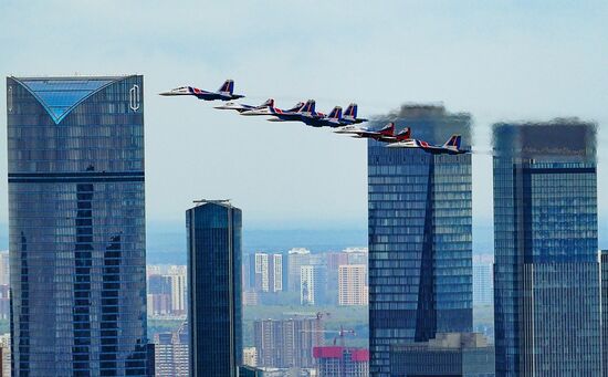 Russia Victory Day Parade Air Segment
