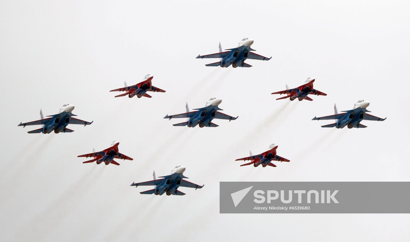 Russia Victory Day Parade Air Segment