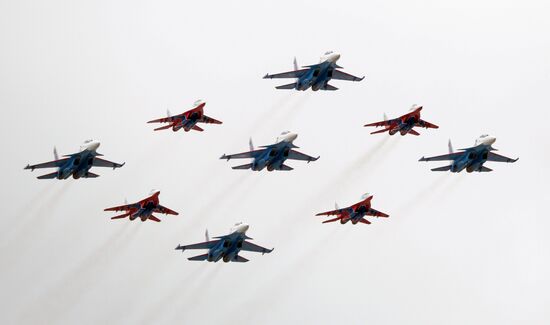 Russia Victory Day Parade Air Segment