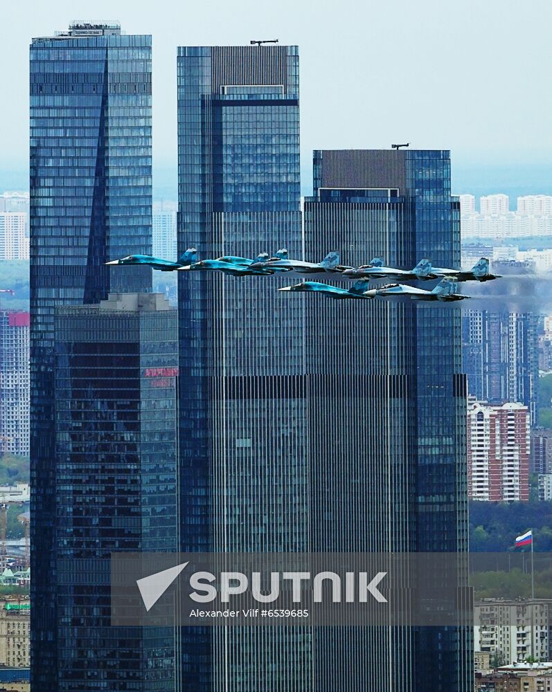 Russia Victory Day Parade Air Segment