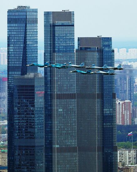 Russia Victory Day Parade Air Segment