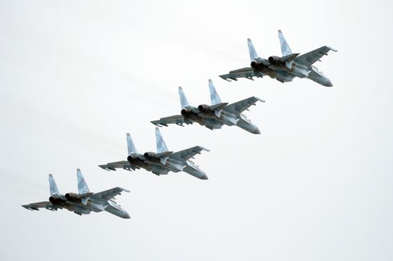 Russia Victory Day Parade Air Segment