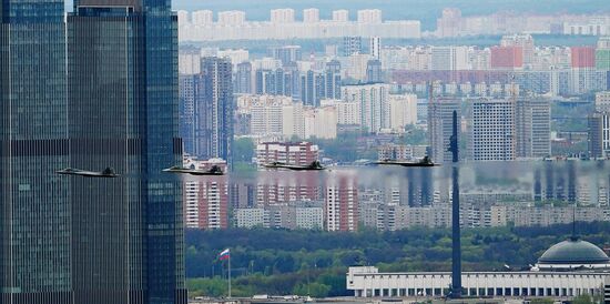 Russia Victory Day Parade Air Segment