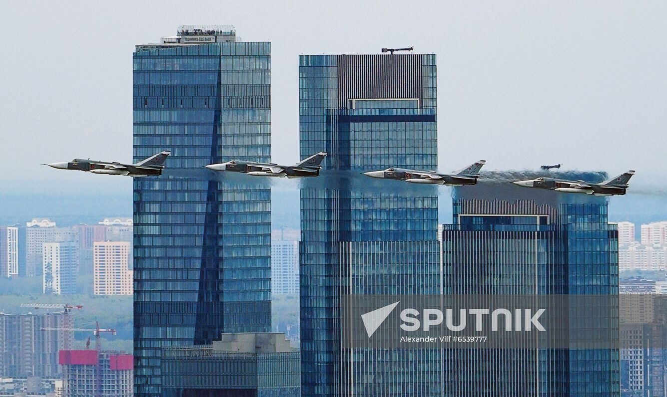 Russia Victory Day Parade Air Segment