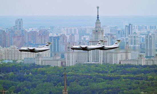 Russia Victory Day Parade Air Segment