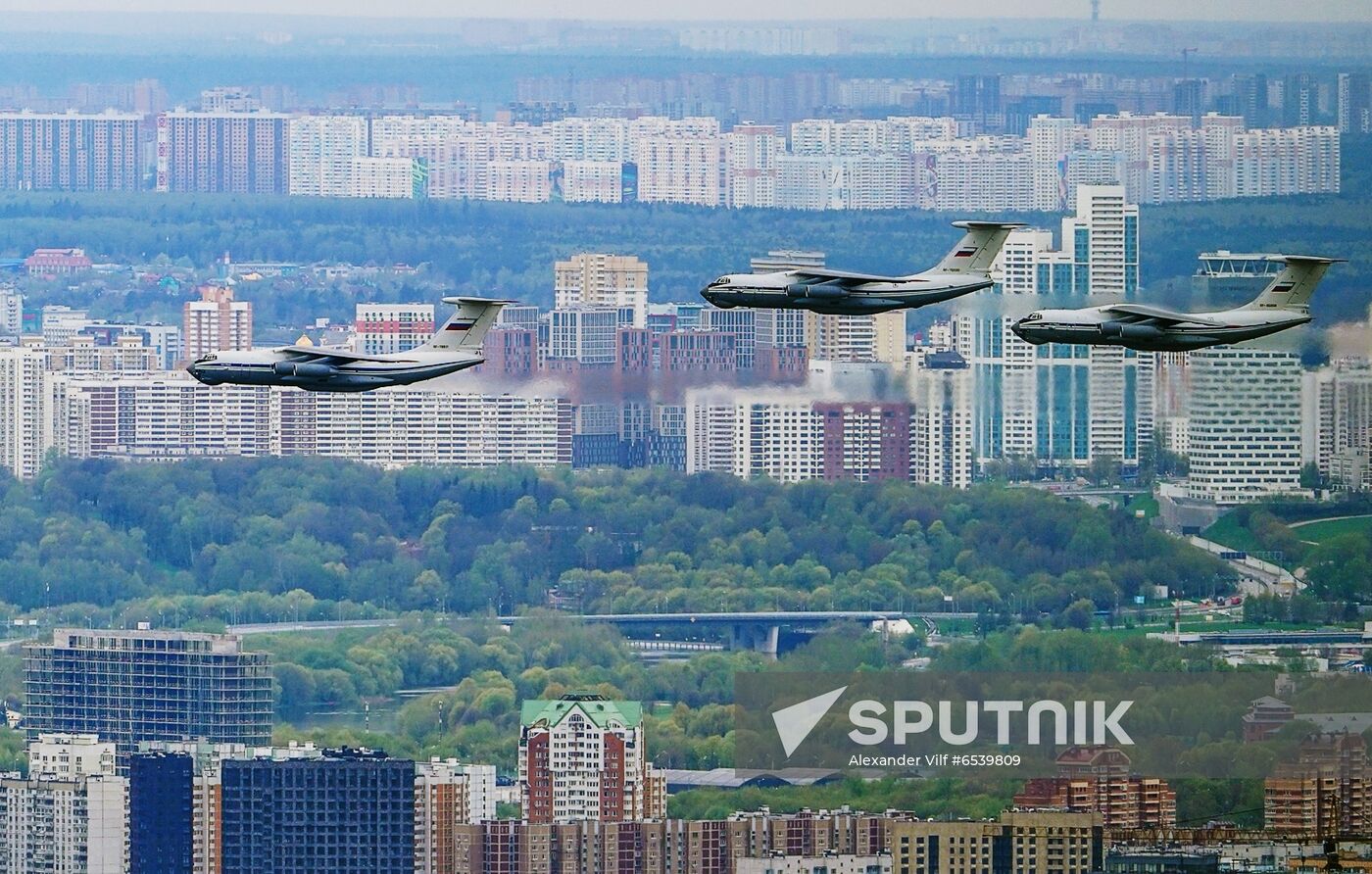 Russia Victory Day Parade Air Segment