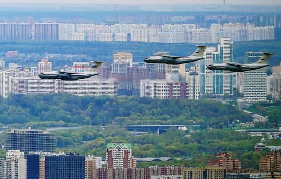 Russia Victory Day Parade Air Segment