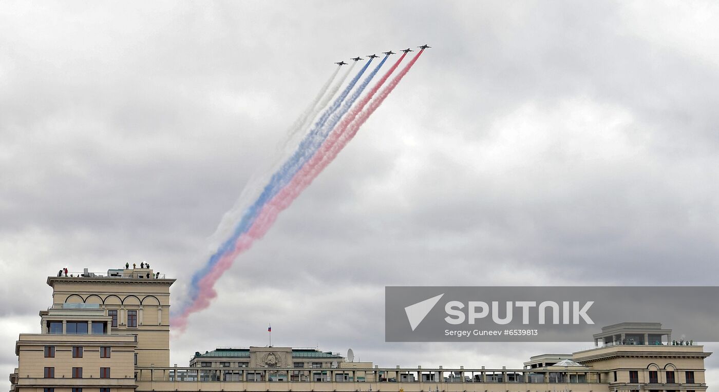 Russia Victory Day Parade Air Segment