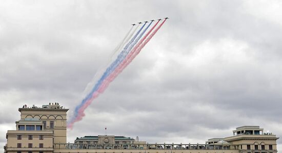 Russia Victory Day Parade Air Segment