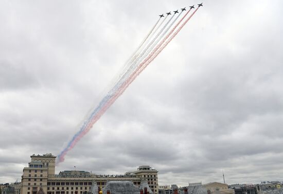 Russia Victory Day Parade Air Segment
