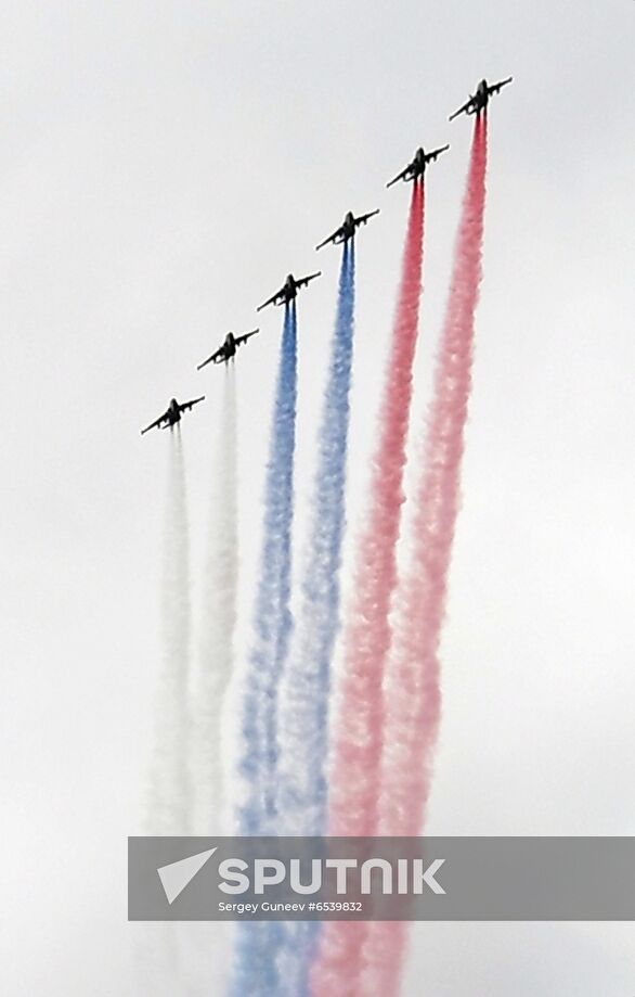 Russia Victory Day Parade Air Segment