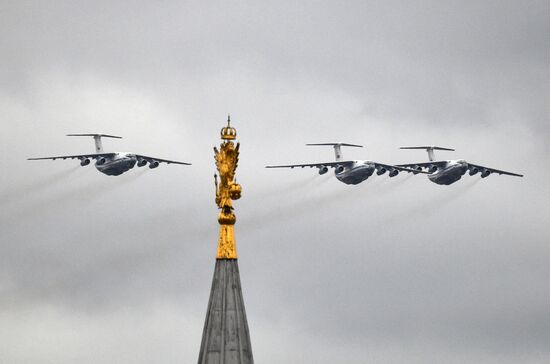 Russia Victory Day Parade Air Segment