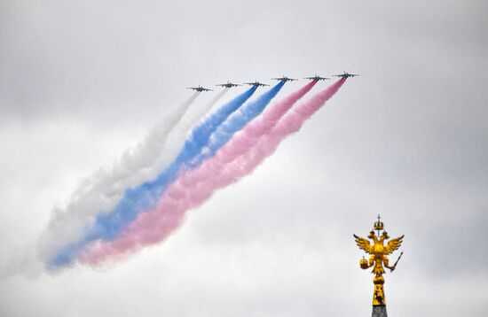 Russia Victory Day Parade Air Segment