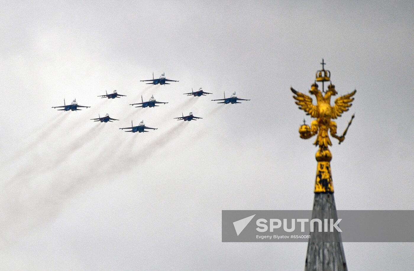 Russia Victory Day Parade Air Segment
