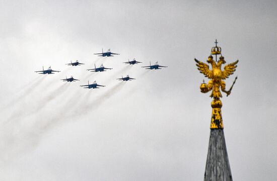Russia Victory Day Parade Air Segment