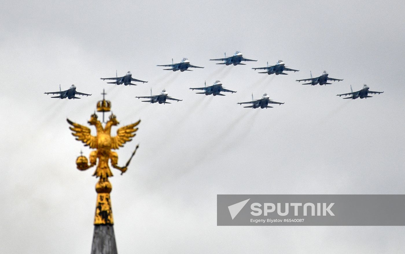 Russia Victory Day Parade Air Segment
