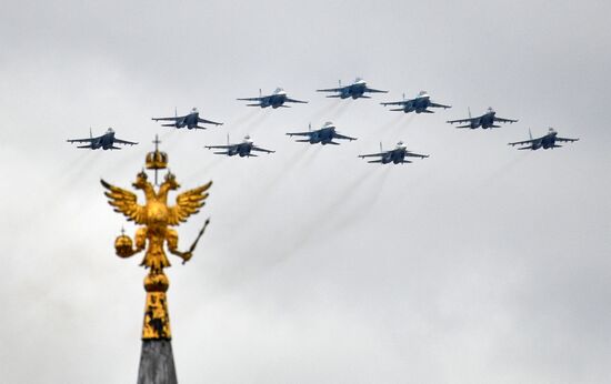 Russia Victory Day Parade Air Segment