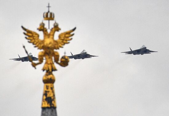 Russia Victory Day Parade Air Segment