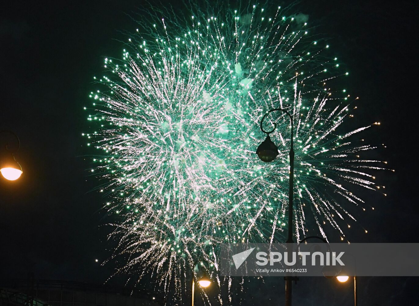 Russia Victory Day Fireworks