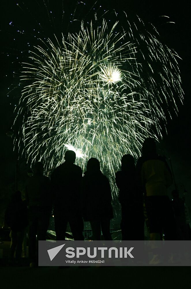 Russia Victory Day Fireworks