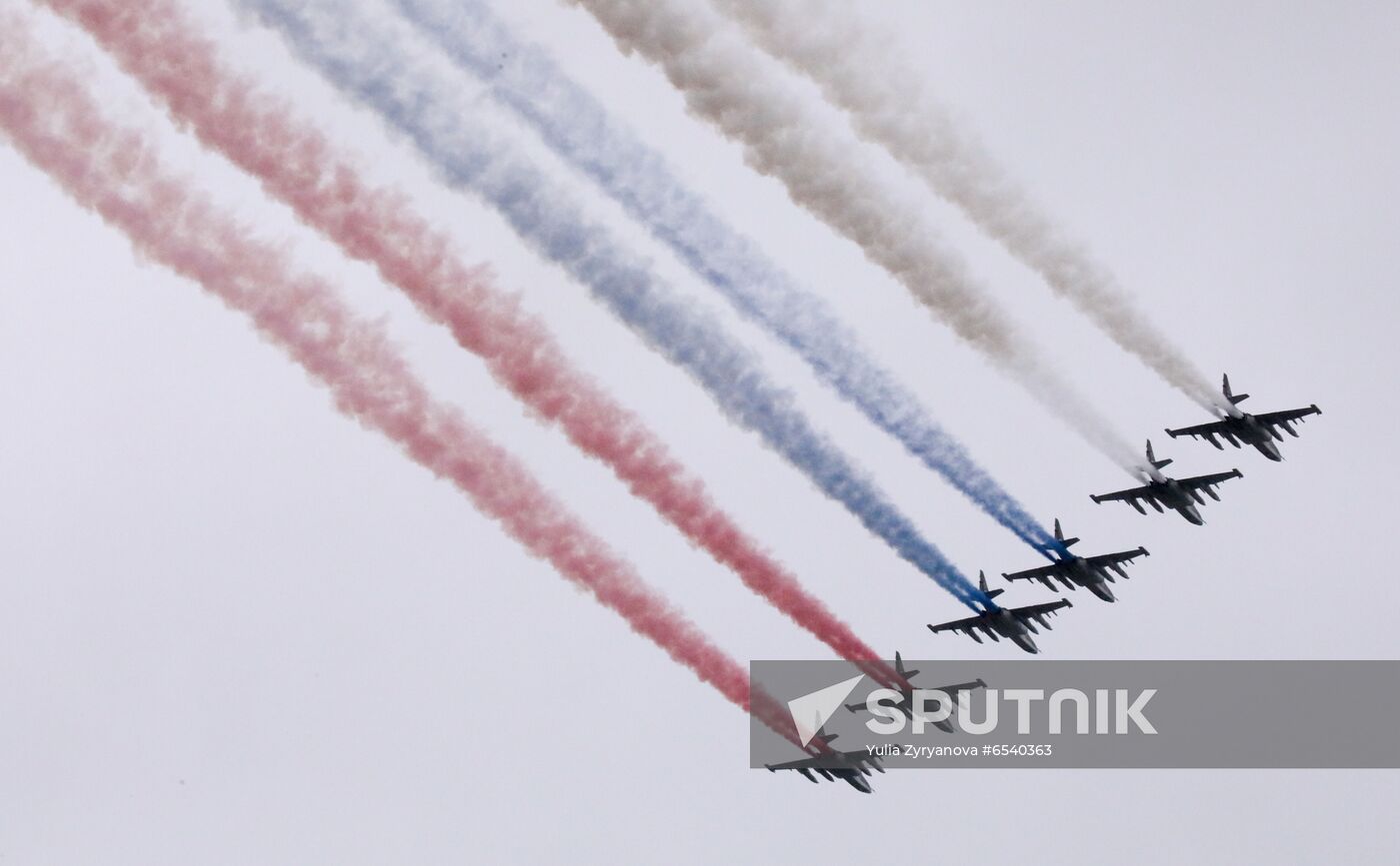 Russia Victory Day Parade Air Segment