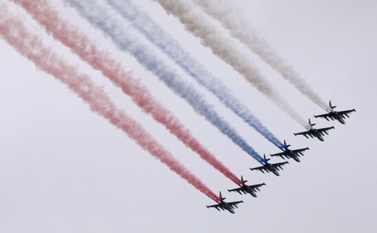 Russia Victory Day Parade Air Segment