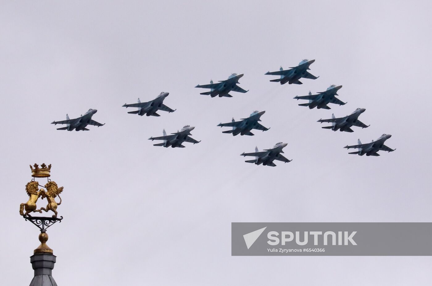 Russia Victory Day Parade Air Segment
