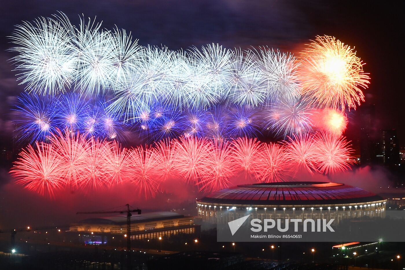 Russia Victory Day Fireworks