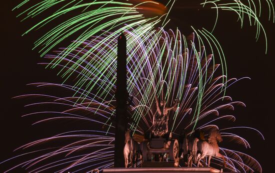 Russia Victory Day Fireworks