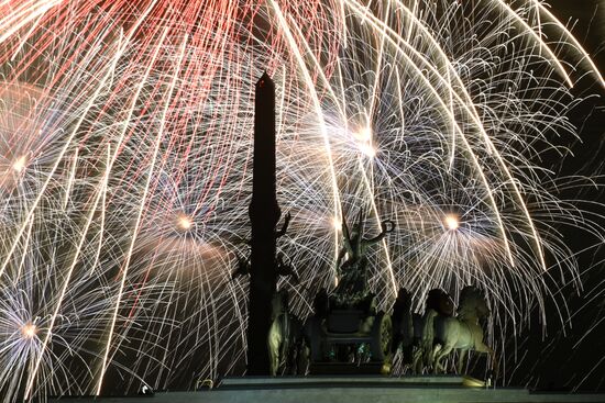 Russia Victory Day Fireworks